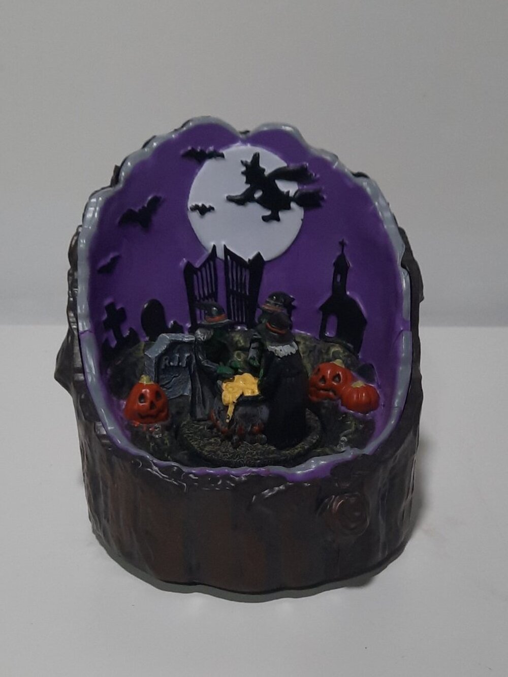 Pan Asian Creations Pumpkin Hollow Brewing Witches Animated Halloween READ